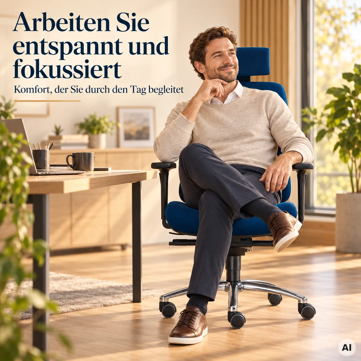 Mister ShapeUp L mit Kopfstütze - Bürostuhl